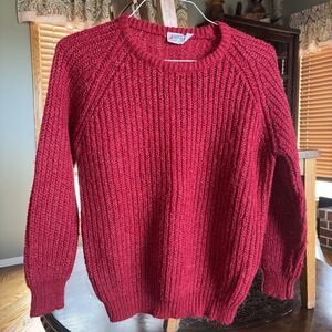 Vintage 90s Crazy Horse Sweater Wool Acrylic Polyester Womens Small/Medium Nice